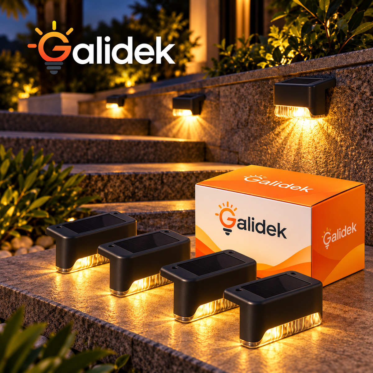Galidek™ Mini Luces LED Solares con Encendido Automático Nocturno