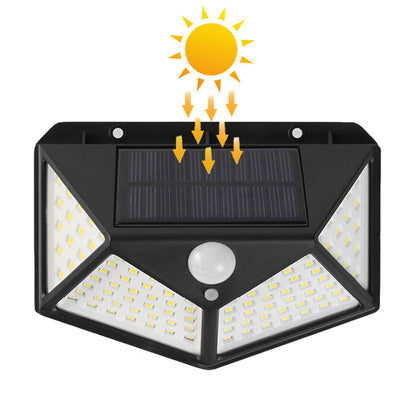 Pack 3 Focos Led Exterior con carga Solar y  Sensor de Movimiento